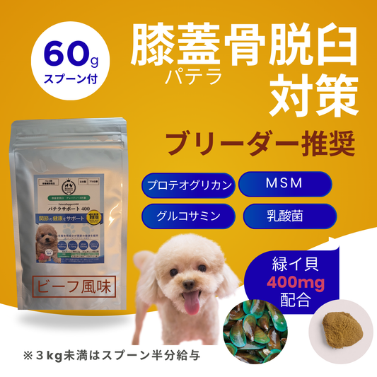 膝蓋骨脱臼対策パテラサポート400 60g【追跡メール便配送】